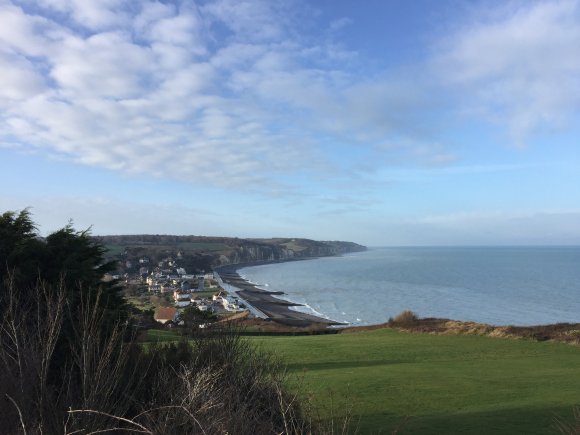 Vue de la randonnée paysages et patrimoine au départ de Dieppe, 76