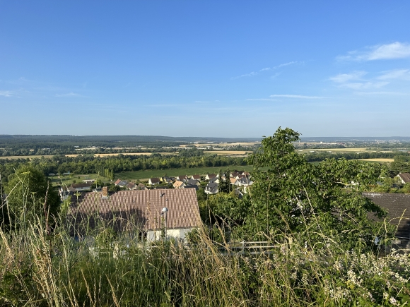 Vue de la randonnée Autour du bois des Authieux au départ de Sotteville-sous-le-Val, 76