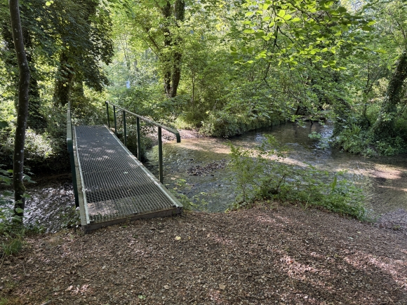 Vue de la randonnée Circuit de la Fontaine Saint-Sulpice au départ de Bourdainville, 76