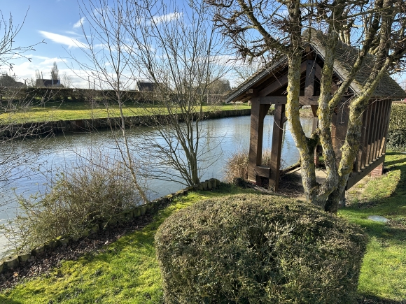 Vue de la randonnée Circuit autour des éoliennes au départ de Quittebeuf, 27
