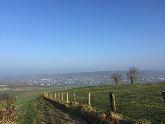 Vue de la randonnée Coteaux de l'Eaulne au départ de St-Nicolas-d Aliermont, 76