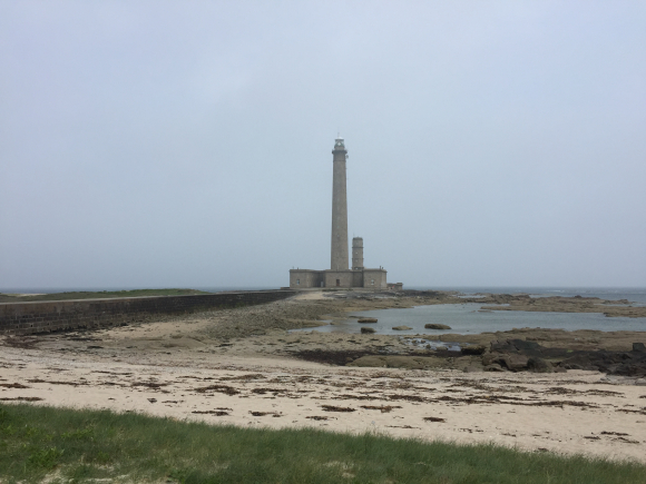 Vue de la randonnée boucle sur le sentier du littoral jusqu'au phare de Gatteville au départ de Gatteville-le-Phare, 50