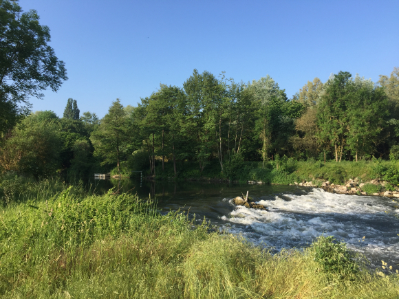 Vue de la randonnée Belle rando sur les 2 rives de l'Eure au départ de Les Damps, 27