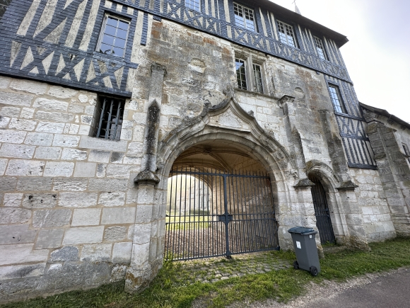 Vue de la randonnée Boucle entre le chemin de halage et la lisière de la forêt de Roumare au départ de Sahurs, 76