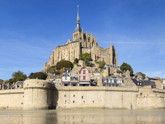 Vue de la randonnée Mont-Saint-Michel 02 au départ de Mont-Saint-Michel 02, 76