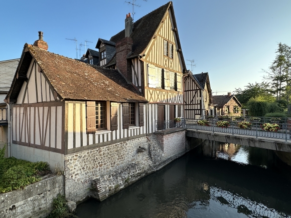 Vue de la randonnée Etape Bernay - Orbec au départ de Mont-Saint-Michel 06, 27