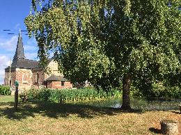 Vue de la randonnée Paysages vallonnés en forêt domaniale de Lyons au départ de La Haye, 76