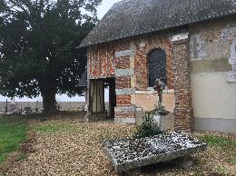 Vue de la randonnée Les circuits des Trois Clochers de Bosroumois. au départ de Bosc-Roger-en-Roumois, 27