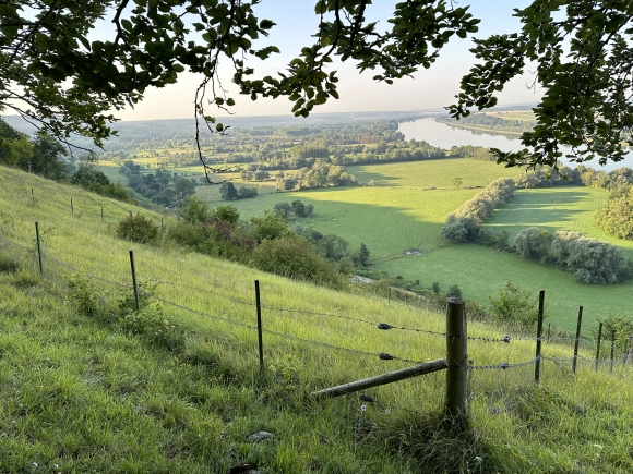 Vue de la randonnée Boucle de la Fontaine au départ de St-Pierre-de-Varengeville sud, 76