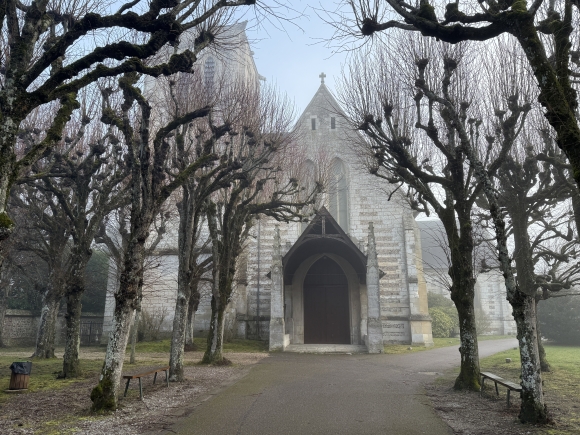 Vue de la randonnée Du parc Saint-Cyr à la Collégiale Saint-Louis au départ de Elbeuf, 76