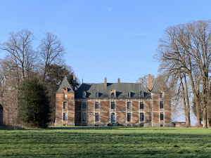 Vue de la randonnée Très belle boucle en forêt d'Eawy jusqu'au malheureux château de la Heuzé. au départ de Les Grandes-Ventes, 76