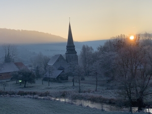 Vue de la randonnée Circuit de la Crapaudière prolongé au départ de Muchedent, 76