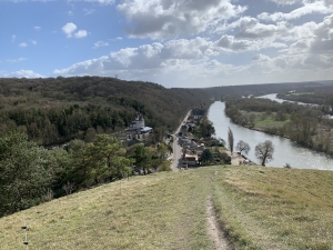 Vue de la randonnée Panoramas époustouflants sur la vallée de la Seine au départ de Belbeuf, 76
