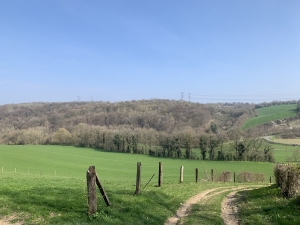Vue de la randonnée Des paysages du Pays de Bray à ceux de la forêt de Lyons au départ de La Feuillie , 76