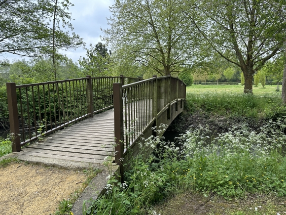 Vue de la randonnée Les Coteaux boisés de la Charentonne au départ de Serquigny, 27