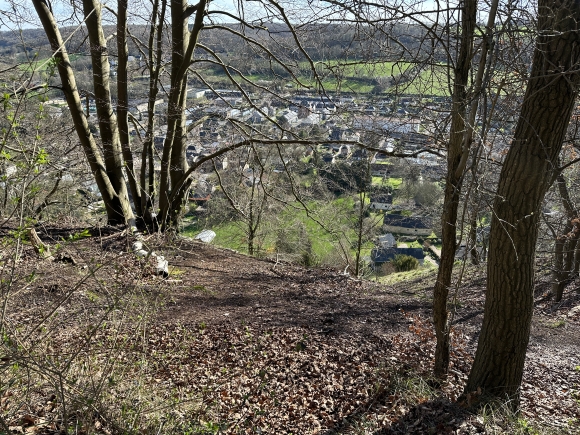 Vue de la randonnée Circuit des bois du Roule et du Grand Mont Briseuil au départ de Darnetal, 76