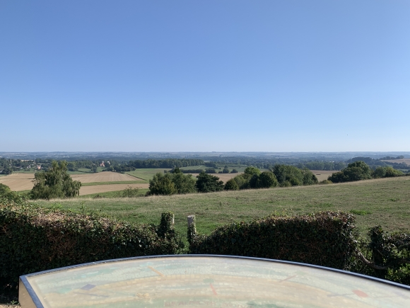 Vue de la randonnée Le Pays-de-Bray et de Lyons autour de Beauvoir-en-Lyons au départ de Beauvoir-en-Lyons est, 76