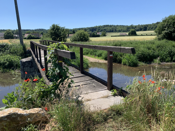 Vue de la randonnée Le circuit du Sec Iton au départ de Gaudreville-la-Rivière, 27