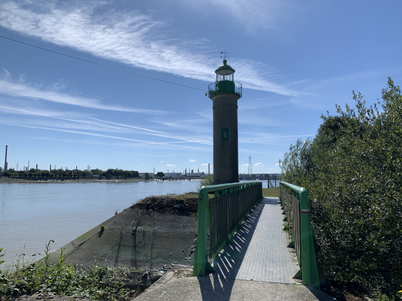 Vue de la randonnée Boucle en bord de Seine entre Quillebeuf et le pont de Tancarville au départ de Quillebeuf-sur-Seine, 27