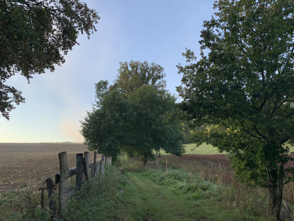 Vue de la randonnée Le Circuit des Bosquets au départ de Barc, 27