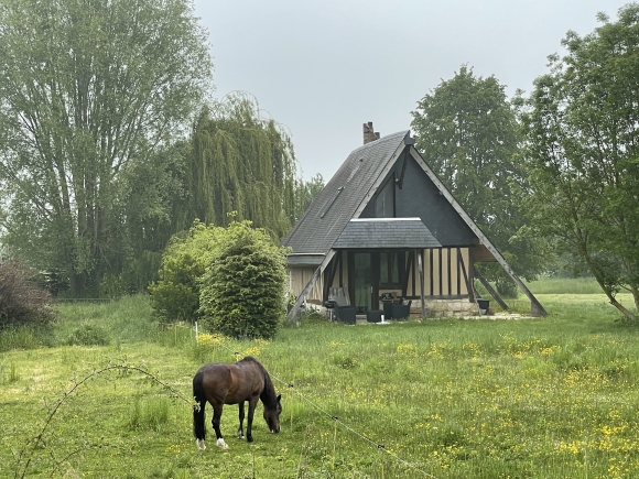 Vue de la randonnée Circuit du marais de Boscherville au départ de St-Martin-de-Boscherville, 76
