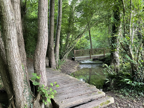 Vue de la randonnée Circuit de la Vallée de la Claire, près de Honfleur au départ de Equemauville, 14