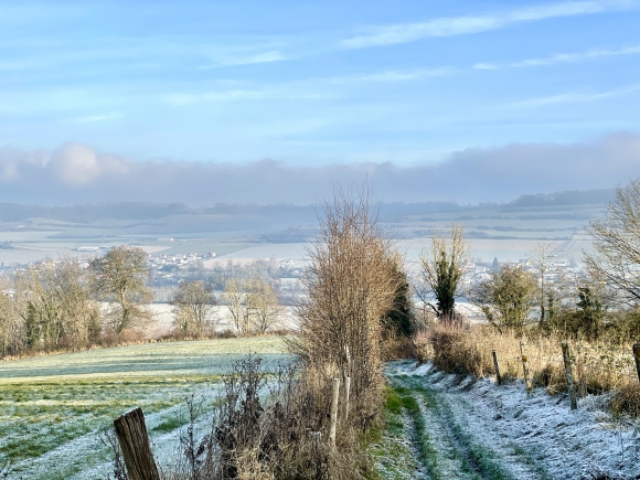 Vue de la randonnée Randonnée de 8.3 km au départ de Freulleville (76), non loin de Dieppe au départ de Freulleville, 76