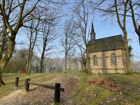Vue de la randonnée Circuit étonnant à la pointe ouest de la forêt domaniale de Brotonne au départ de La Haye-Aubrée, 27