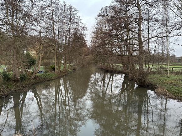 Vue de la randonnée Circuit de La découverte de l'Iton au départ de Le Sacq, 27