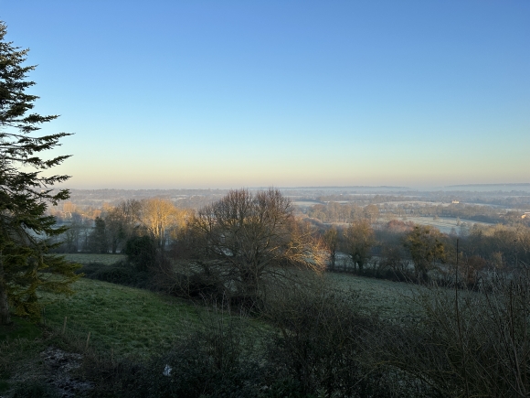 Vue de la randonnée Aux pieds d'un des plus beaux villages de Normandie au départ de Beaumont-en-Auge, 14