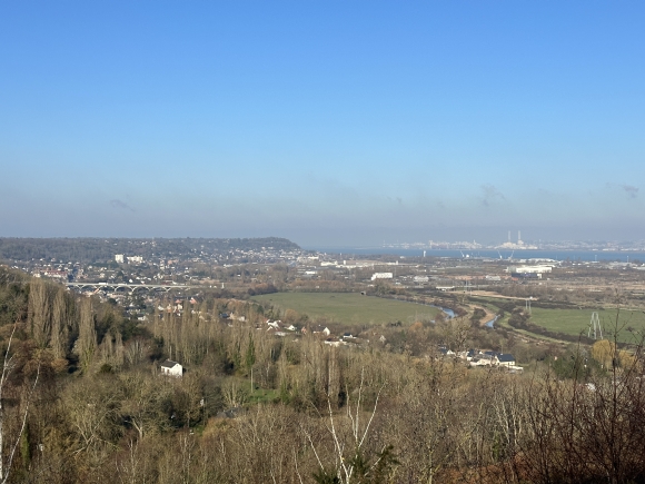 Vue de la randonnée Sentier de Crémanfleur au départ de La Rivière-St-Sauveur, 14