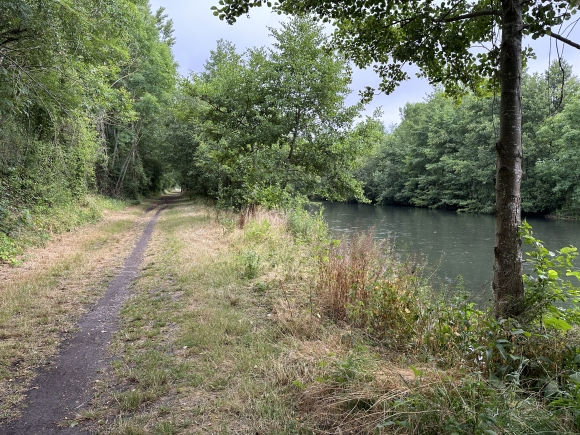 Vue de la randonnée Circuit des Deux Vallées au départ de Val-de-Reuil 2, 27