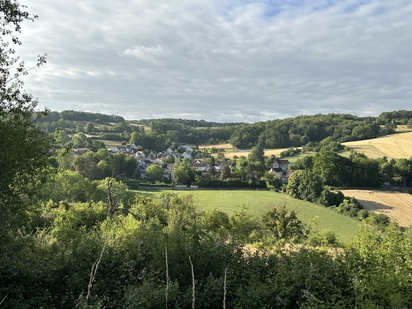 Vue de la randonnée La Petite Suisse au départ de Vétheuil, 95