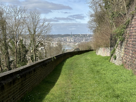 Vue de la randonnée Circuit du Mont Auger au départ de Bonsecours 3, 76