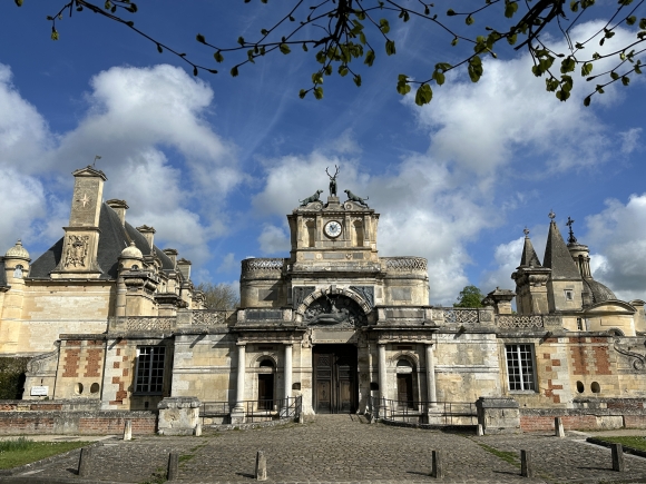 Vue de la randonnée De la forêt de Dreux à la Vallée des Cailles au départ de Anet, 28