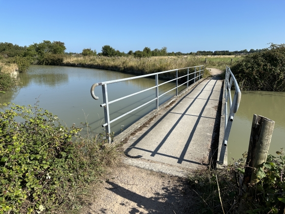 Vue de la randonnée Circuit du Débarquement au départ de Varaville, 14