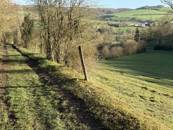 Vue de la randonnée Boucle de l'Andelle au départ de La Haye 2, 76