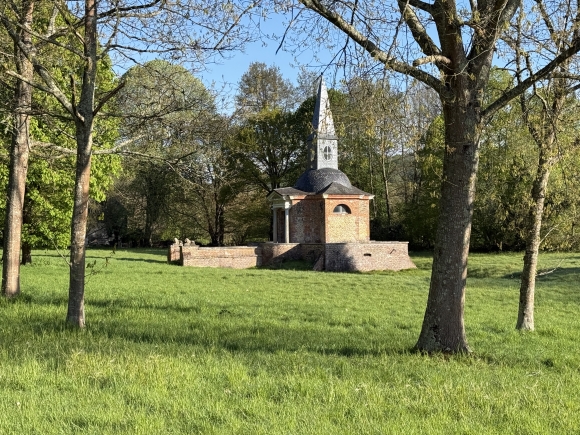 Vue de la randonnée Circuit de la chapelle Saint-Laurian prolongé au départ de St-Denis-le-Thiboult, 76