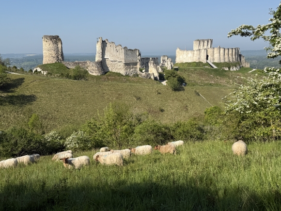 Vue de la randonnée A la conquête de Château Gaillard au départ de Vézillon, 27