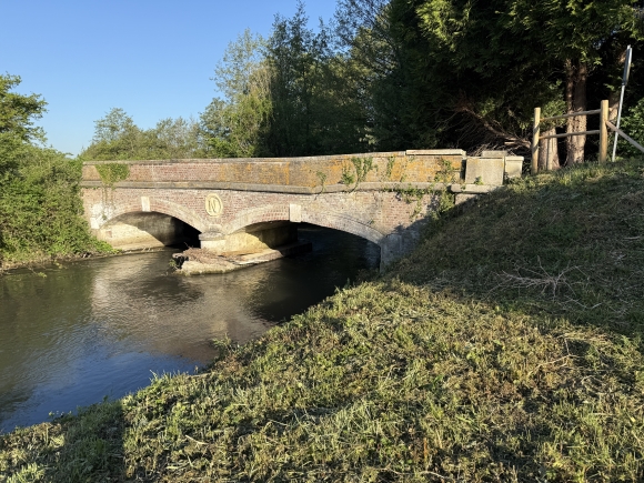 Vue de la randonnée Chemin du Pont Napoléon au départ de Corneville-sur-Risle 2, 27
