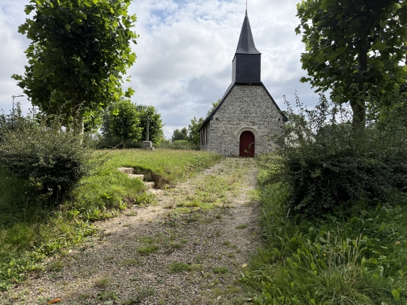 Vue de la randonnée Entre Bray et Caux au départ de Bosc-le-Hard, 76