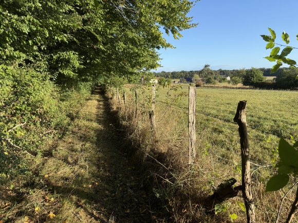 Vue de la randonnée Boucle du hameau Garel au départ de Le Plessis-Grohan, 27
