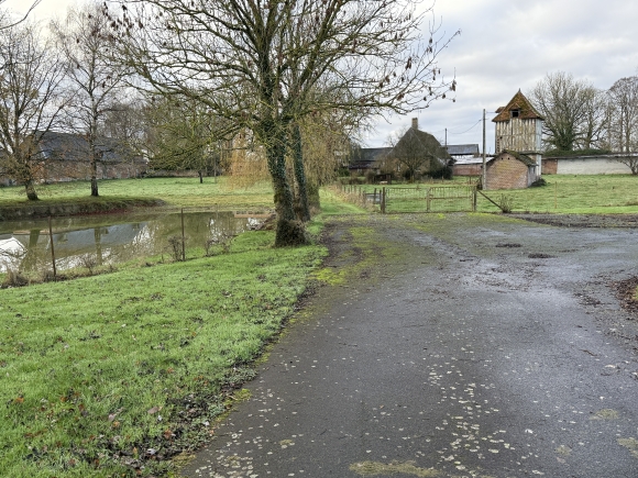 Vue de la randonnée Sente aux Pinchons et du Dîmage au départ de Auzouville-sur-Ry 2, 76