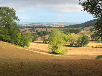 Vue de la randonnée Le Panorama sur l'Oudon au départ de L'Oudon, 14