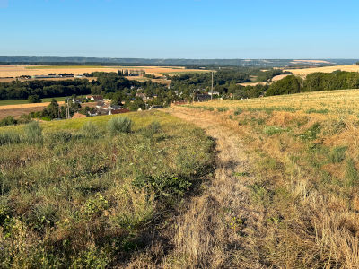 Vue de la randonnée Boucle Heuqueville - Daubeuf-près-Vatteville au départ de Heuqueville, 27